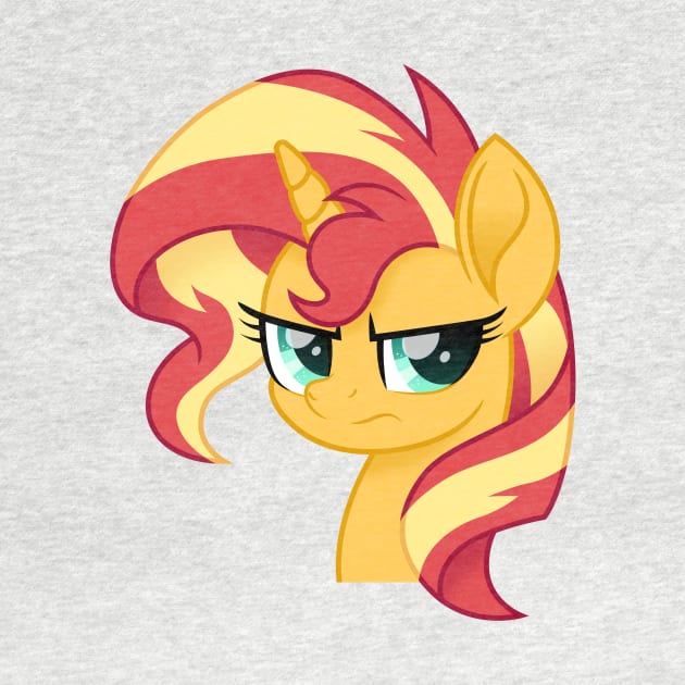 angry Sunset Shimmer by CloudyGlow